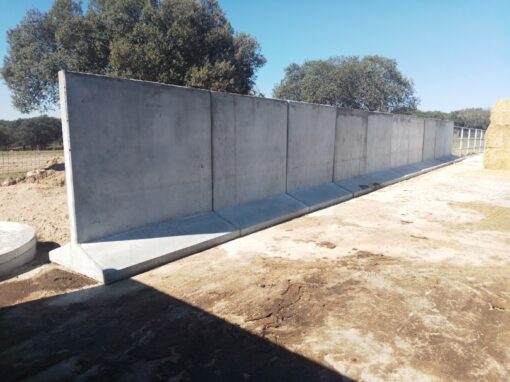 Tabiques separadores de hormigón para cereal